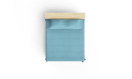 L'essentiel linge de maison Sábana doble de piqué Verde petróleo